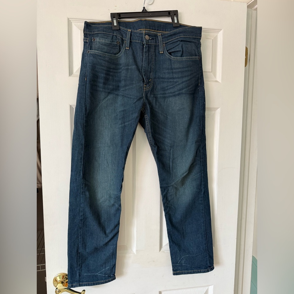 Levi's Dark Blue Straight Jeans